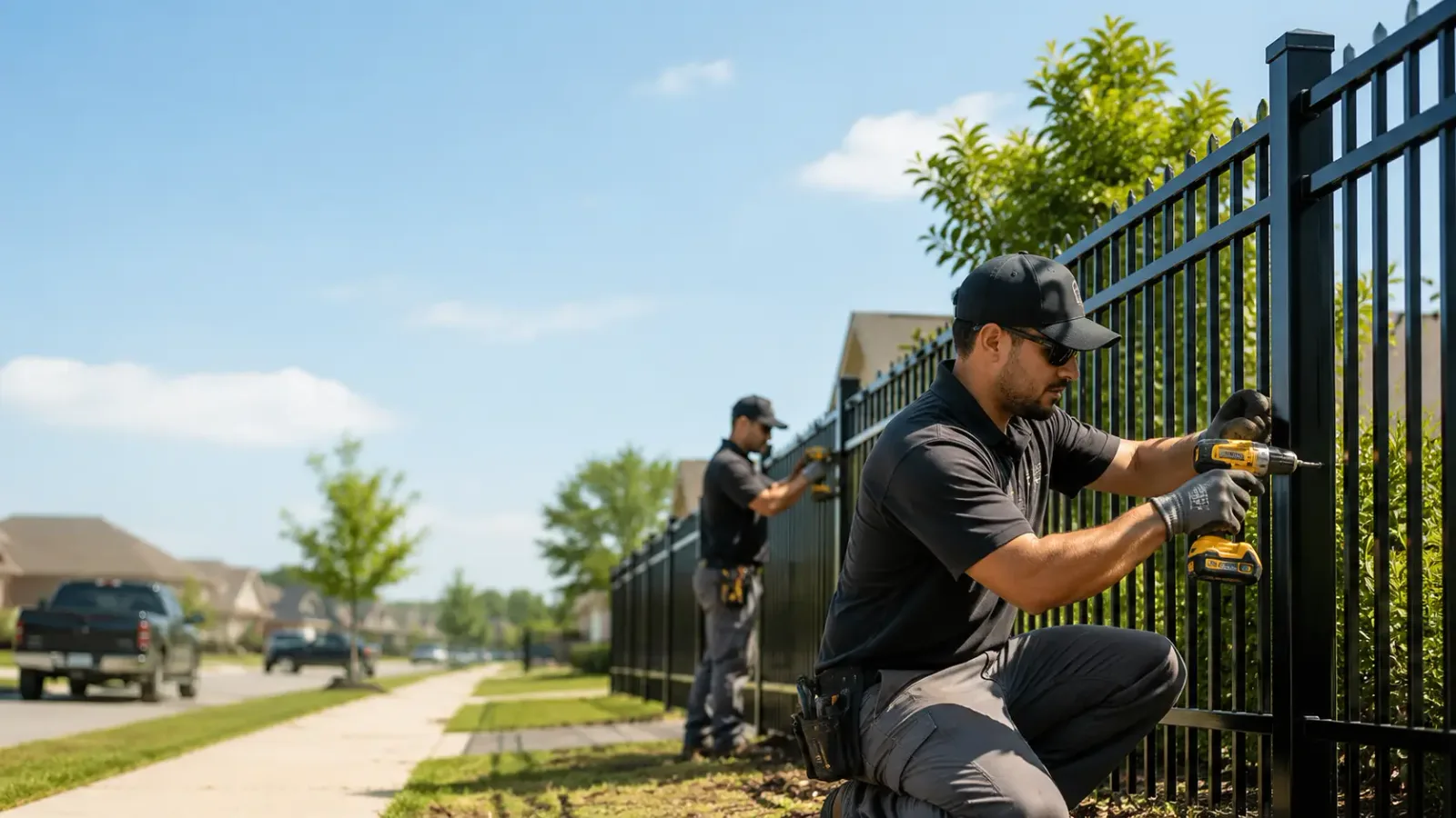 Metal Fence Installation in Rising Star, TX